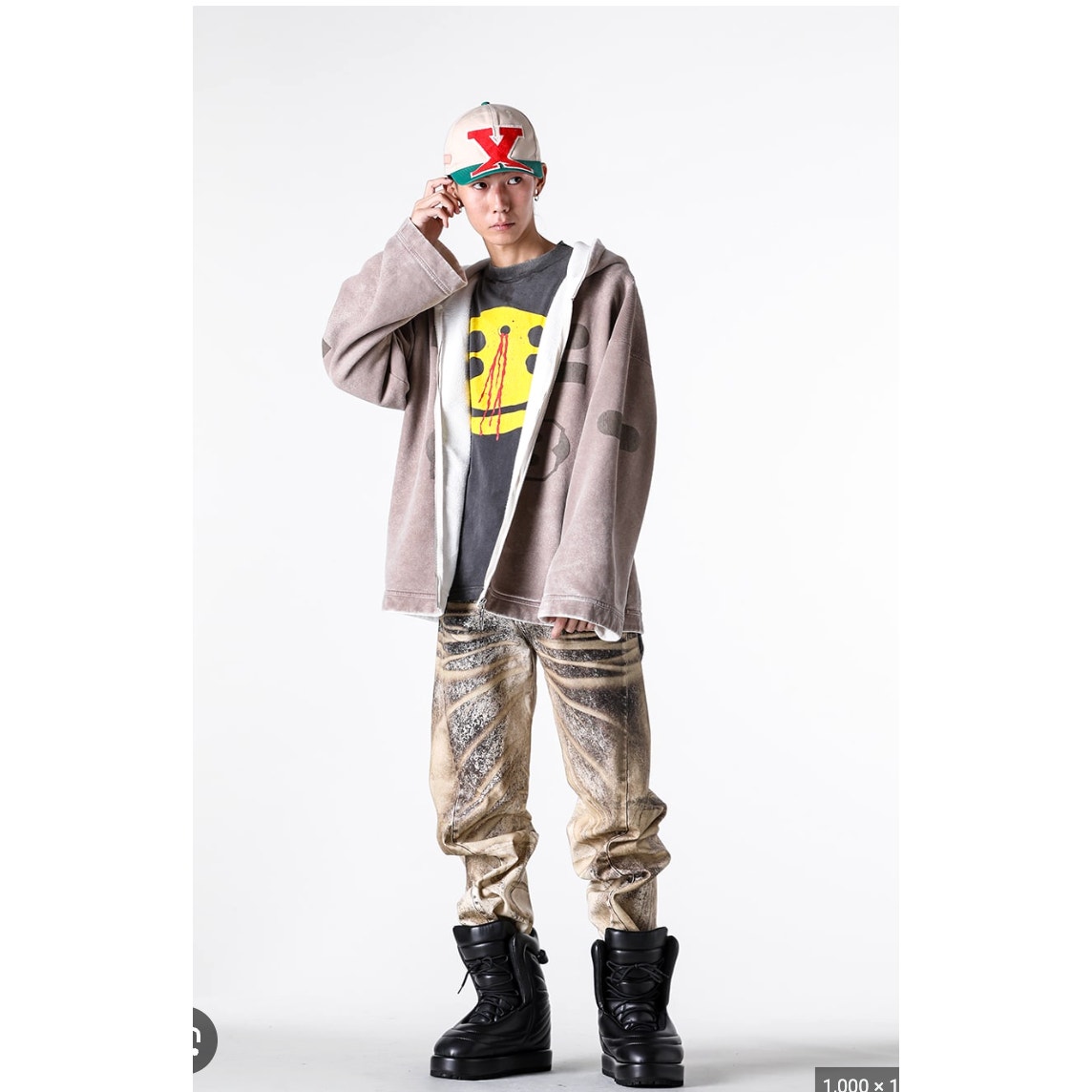 Pdf Jeans Mens 32 Saggy Relaxed Baggy Acid Wash Denim Italy Street Punk Grunge